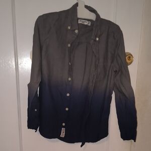 Abercrombie Kids | Charcoal and Navy Button Down Shirt